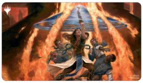 Commander Masters Fierce Guardianship Blue Standard Gaming Playmat for Magic: The Gathering