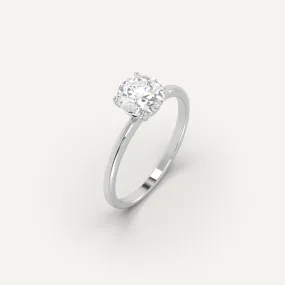 1.01 carat Round Cut Diamond Ring