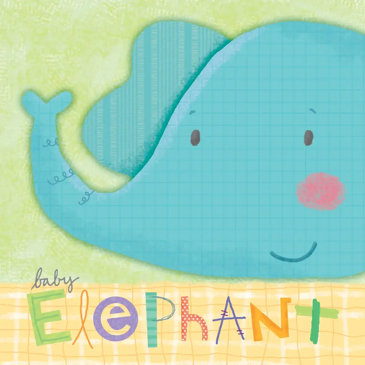 A Cute Baby Elephant Wall Art