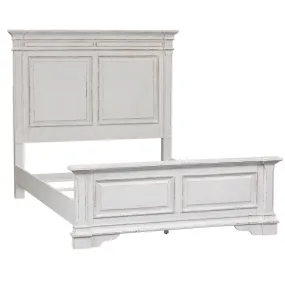 Abbey Park 520-BR-KPBDMN King Panel Bed, Dresser & Mirror, Night Stand