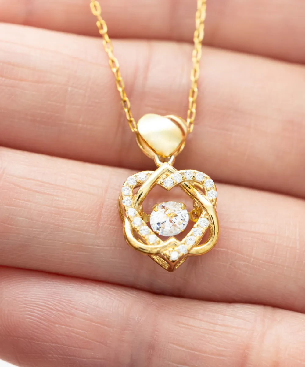 Agile Analyst Wife Heart Knot Gold Necklace No One Should Underestimate A Woman Who Is Also An Agile Analyst