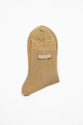 ANP-125 Ribbon Socks Gold