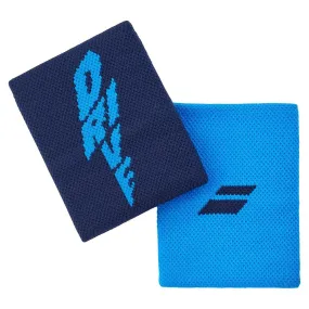 Babolat Logo Jumbo WristBand, Drive Blue