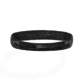 Black Chunky Pavé Bangle