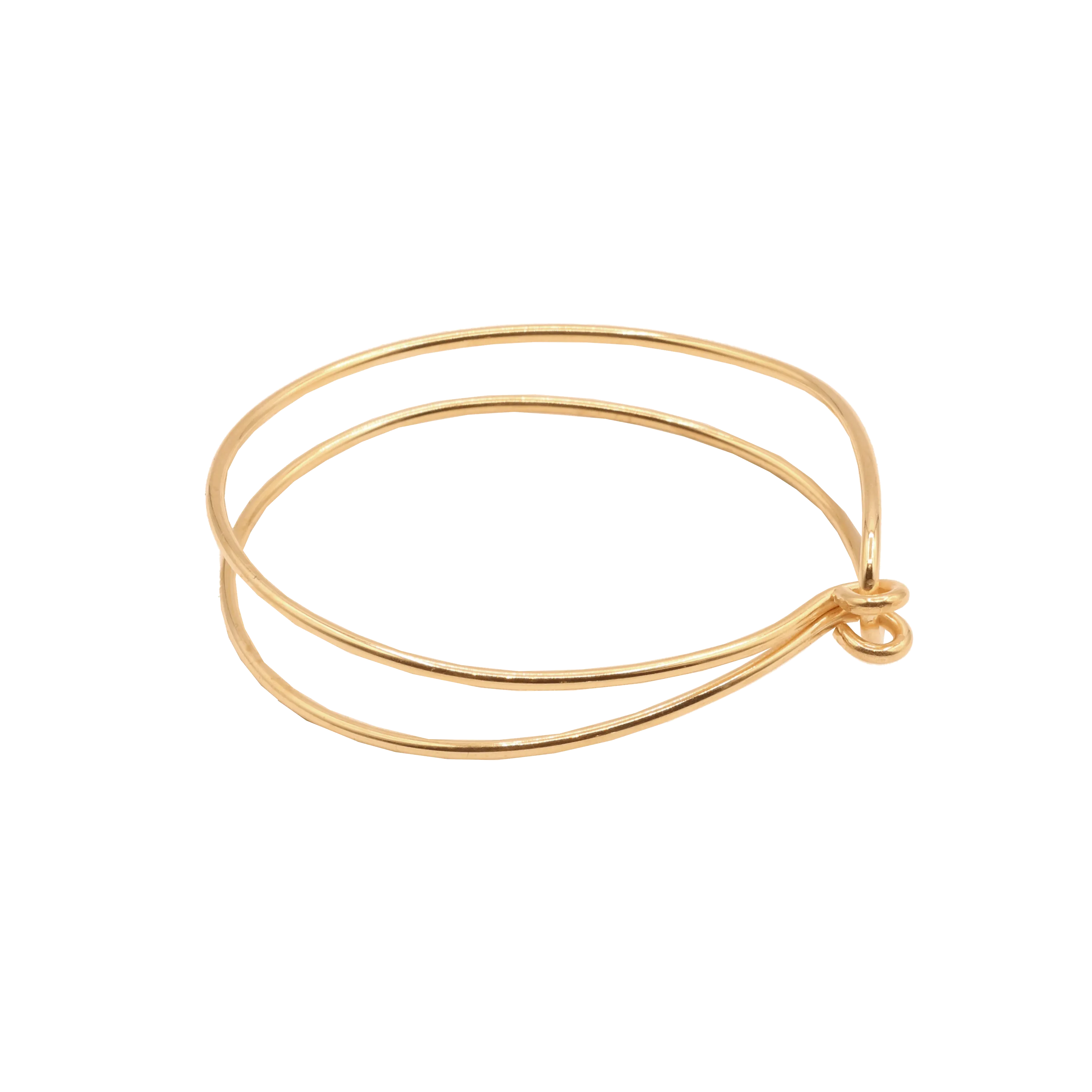 Brass Knot Bangle