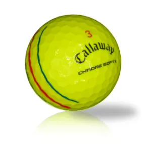 Callaway Chrome Soft X Triple Track Yellow