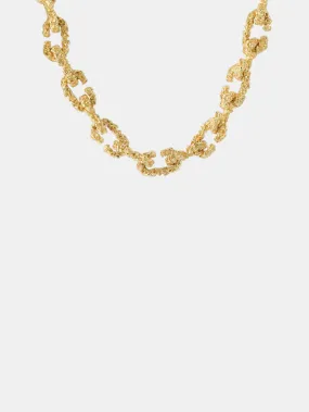 Chain of Riddle Necklace Gold Plated