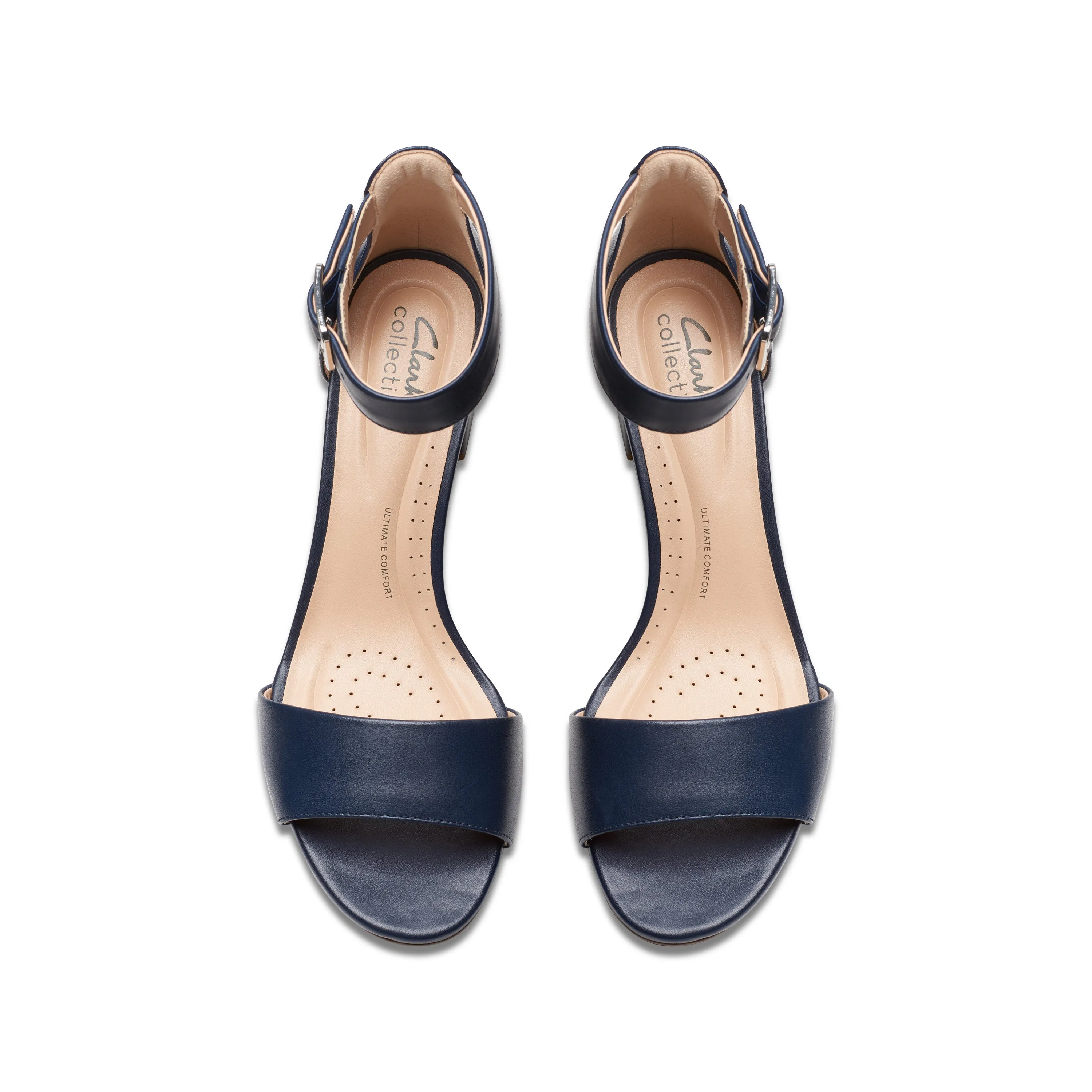 Clarks - Deva Mae - Navy Leather