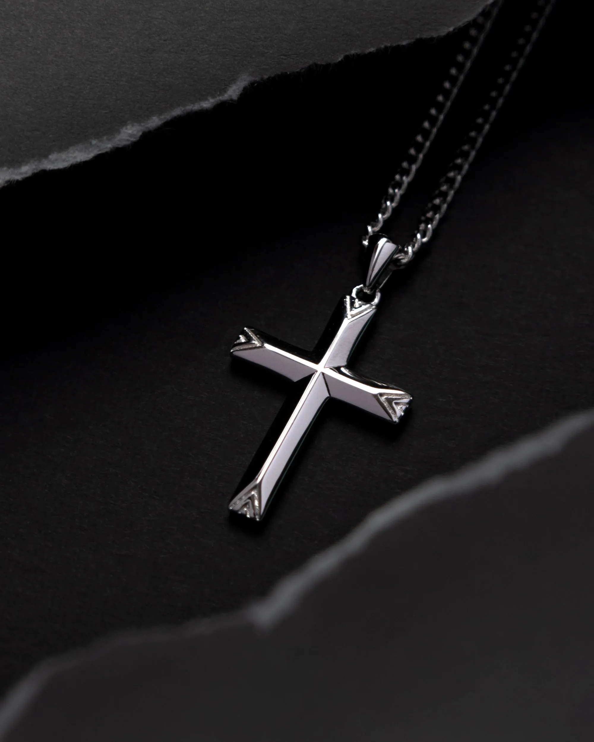 Cross Pendant - Sterling Silver