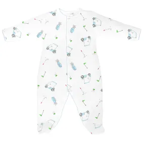 Golf Game Printed Footie | Baby Boy