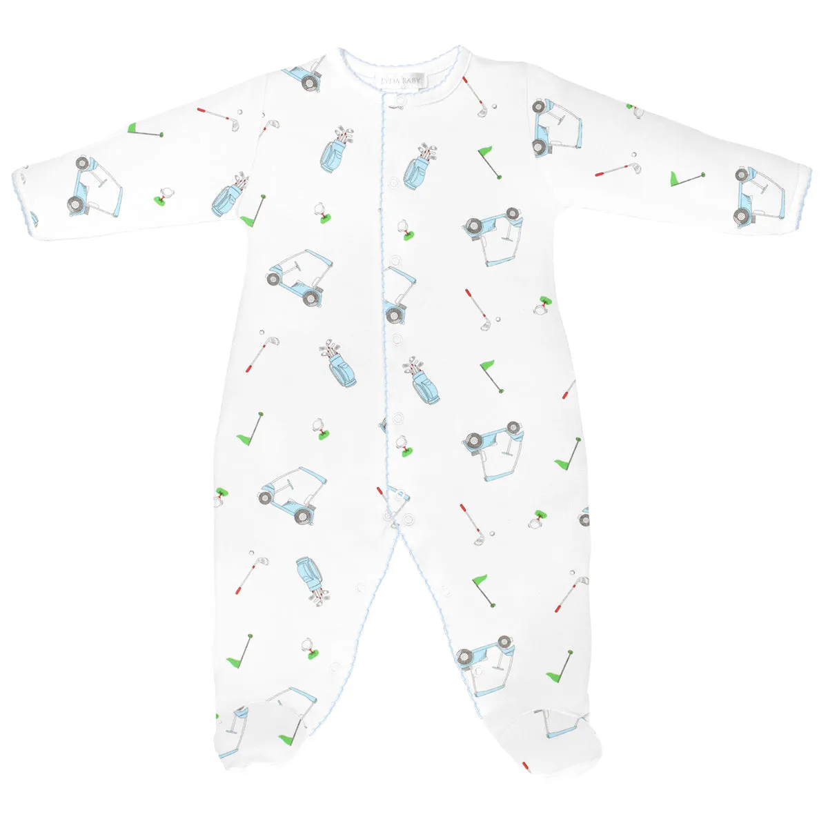 Golf Game Printed Footie | Baby Boy