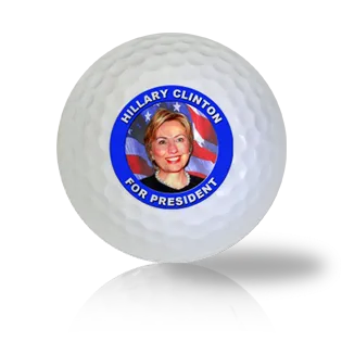 Hillary Clinton For President 2016 Golf Balls