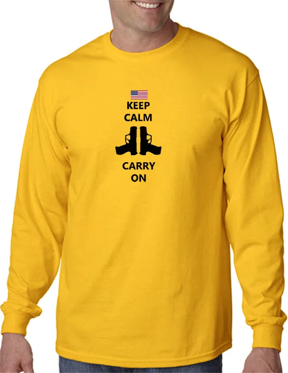 Keep Calm and Carry On Guns T-shirt