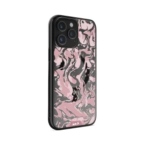 Marbled Dusky Pink MagSafe® Compatible Phone Case - Clarity 2.0