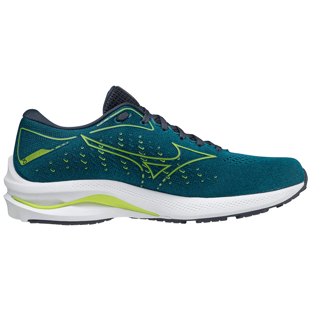 Mizuno Wave Equate 5 (Men's) - Blue/Grey/Lime Green