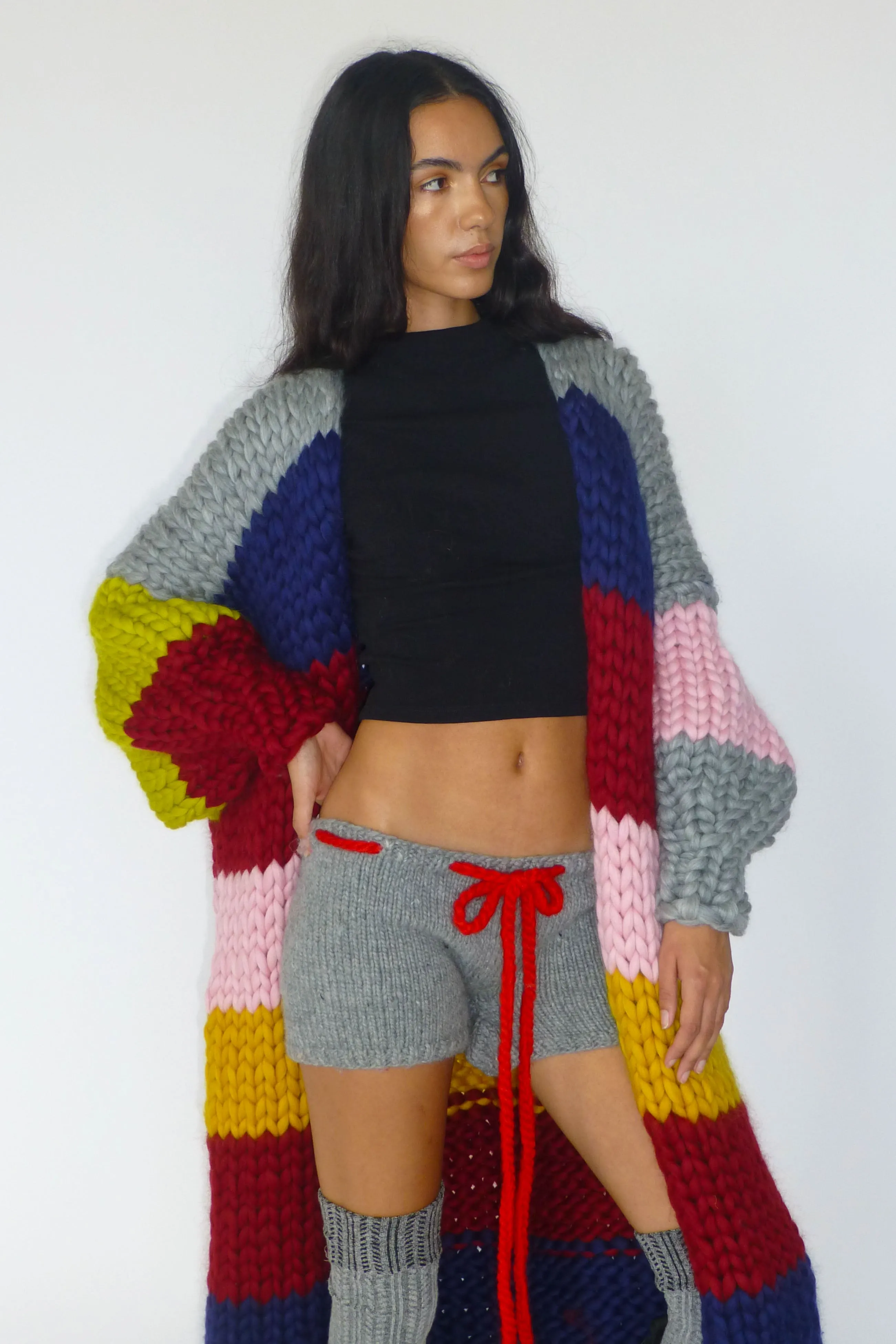 Orion Chunky Knit Maxi Cardigan