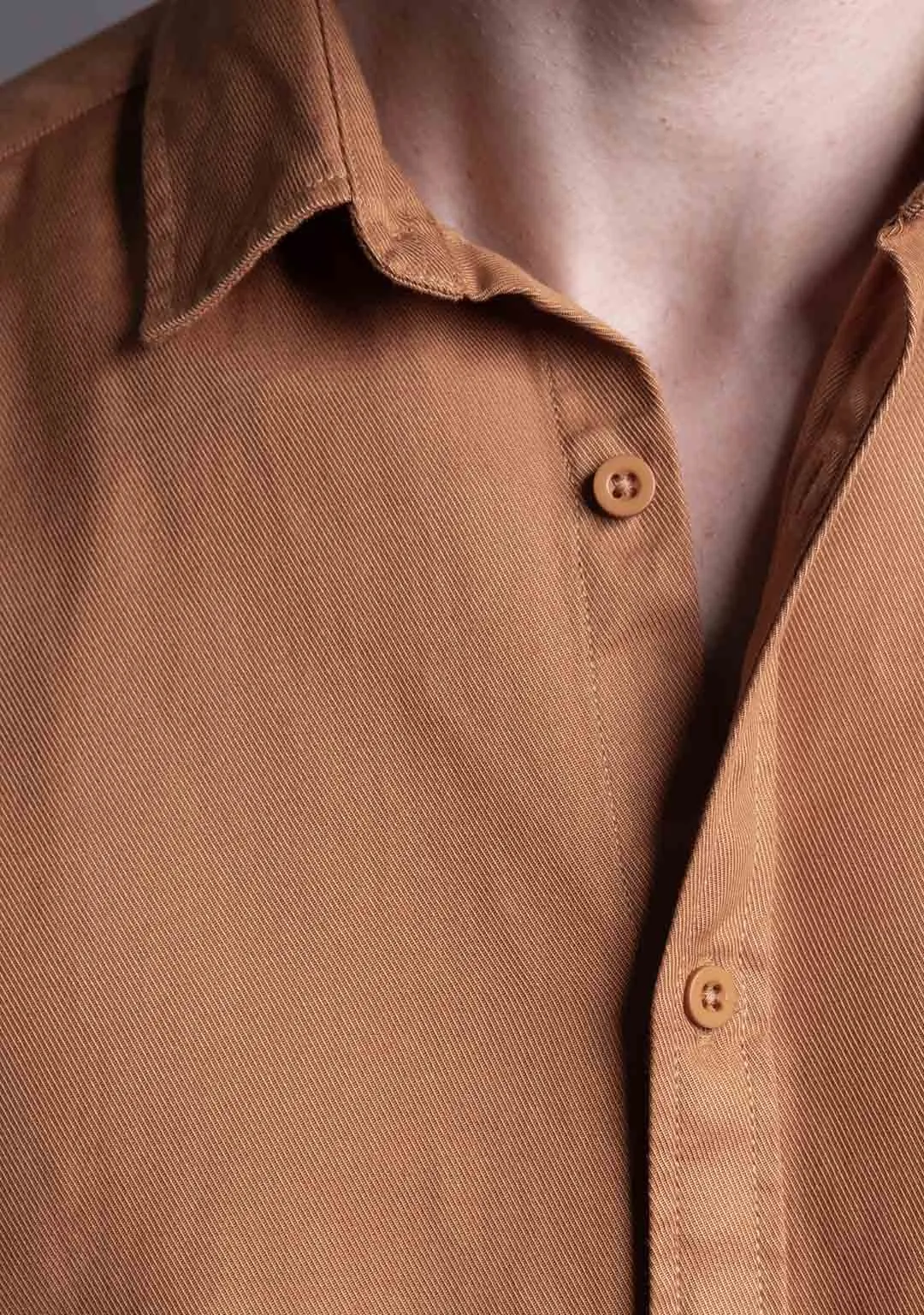 Tencel™ Shirt in Bran